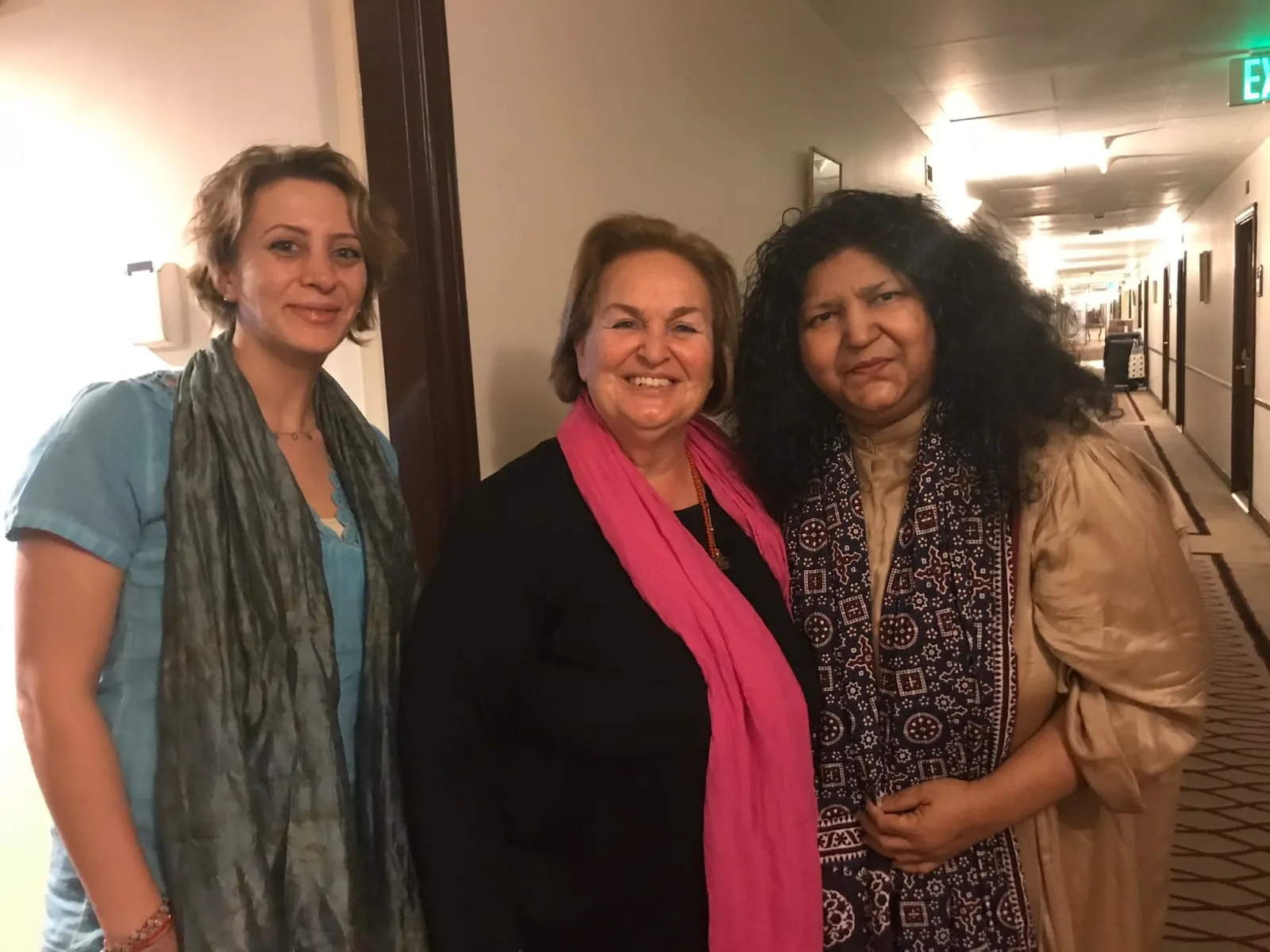 Abida Parveen with international friends