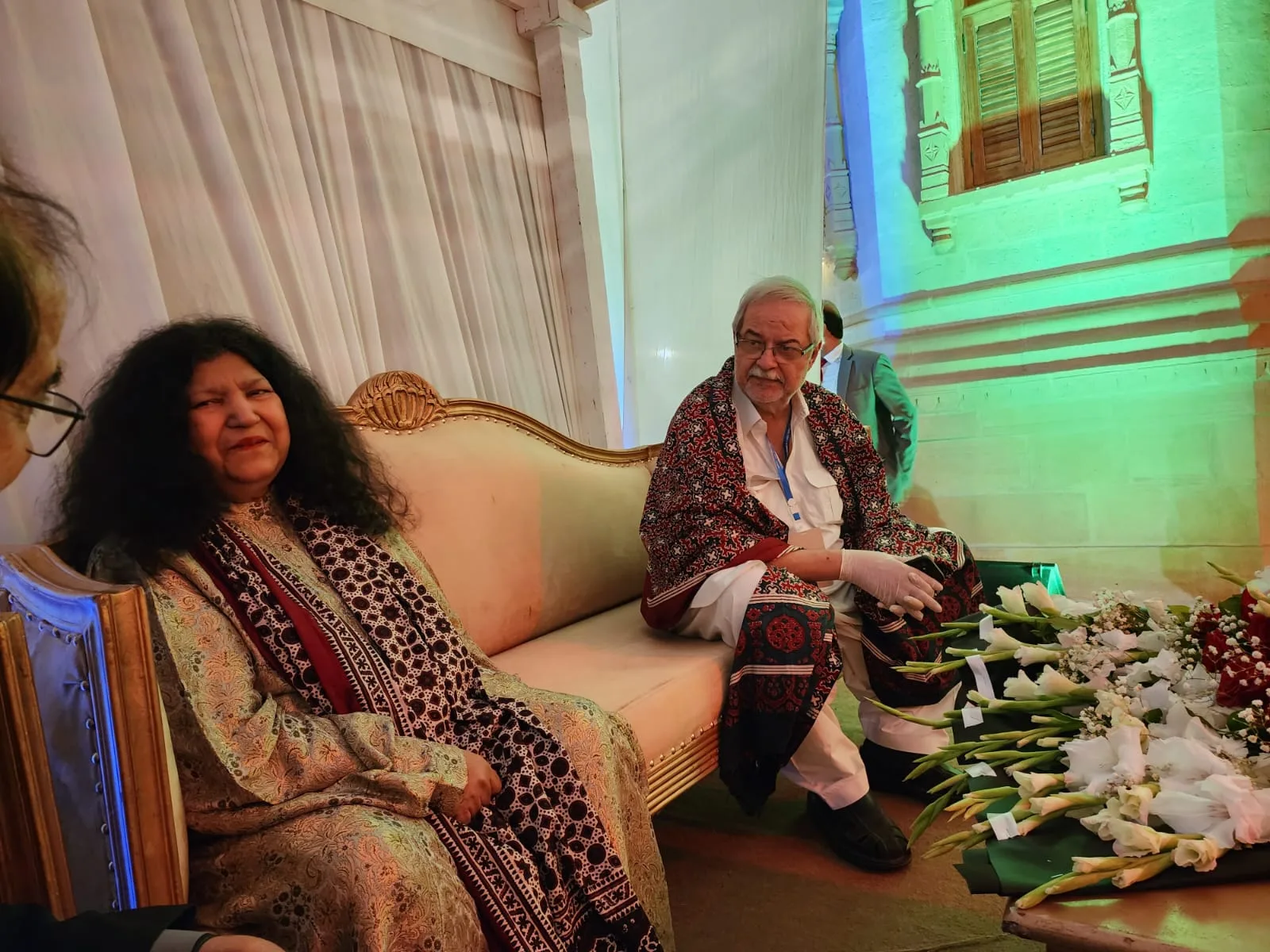 Abida Parveen with Hameed Haroon