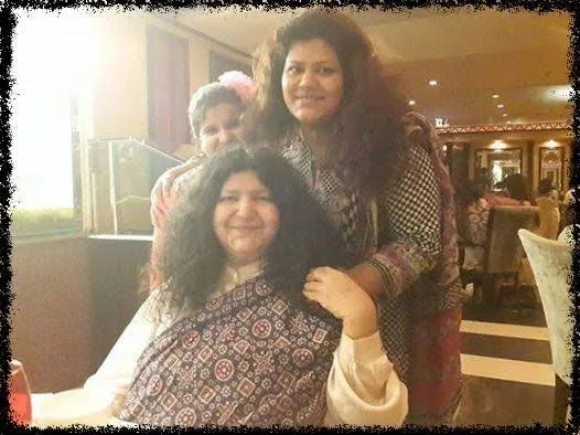 Abida Parveen with family